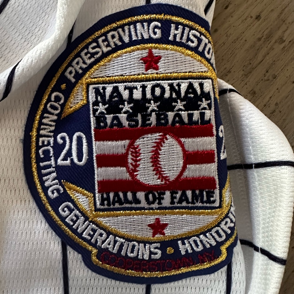 Derek Jeter #2 New York Yankees 2020 Hall of Fame Induction Jersey White Youth L - Picture 4 of 5